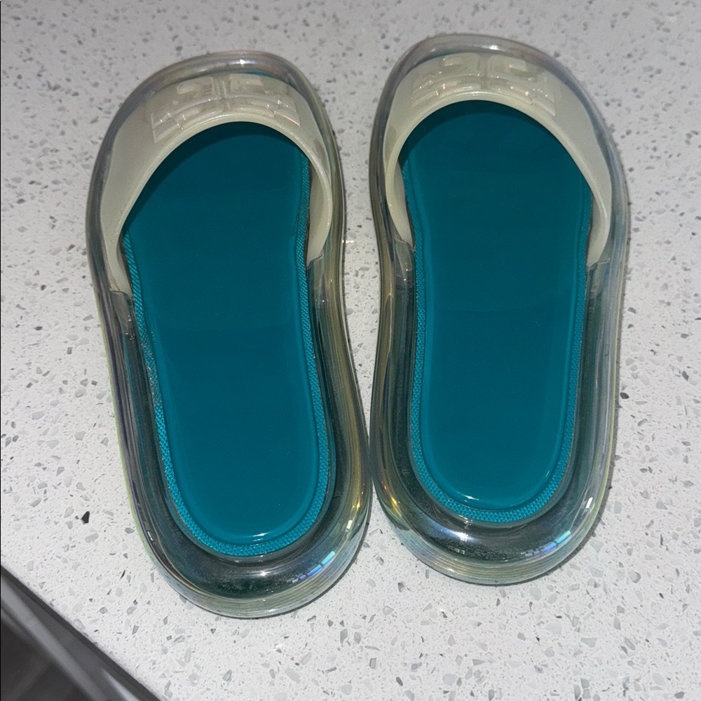 Tory Burch Iridescent and Turquoise Sandals - Picture 4 of 9